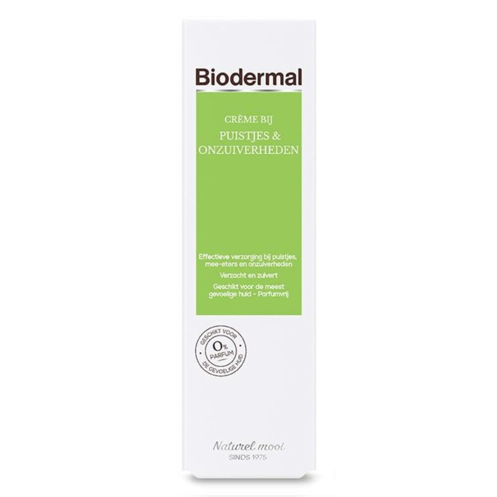 Biodermal Crème bij Puistjes&Onzuiverheden 30 ml