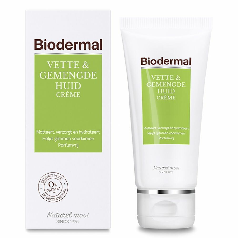 Biodermal Gelcreme Vette&Gemengde Huid 50 ml