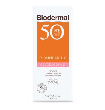 3x Biodermal Gevoelige Huid Zonnemelk SPF 50+ 200 ml