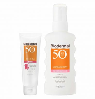 Biodermal SPF50 Familie Zonnebescherming Pakket