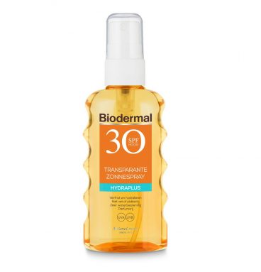 2x Biodermal Zonnespray Transparant SPF 30 175 ml