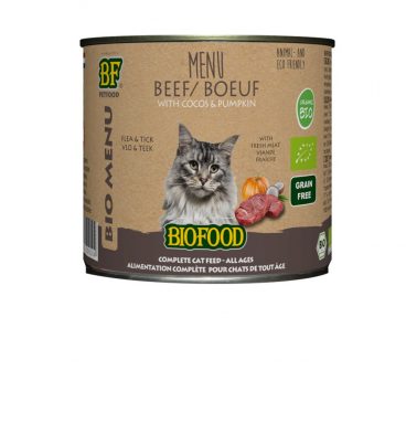 12x Biofood Kat Organic Rund Menu 200 gr