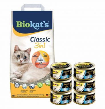 Biokat's Classic&GimCat ShinyCat Filet Tonijn Pakket