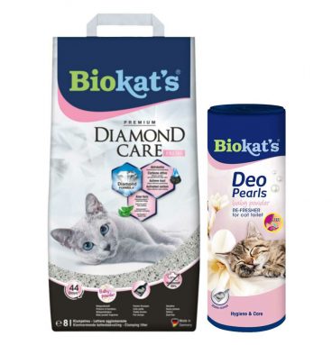 Biokat's Diamond Care Fresh&Deo Pearls Babypoeder Pakket