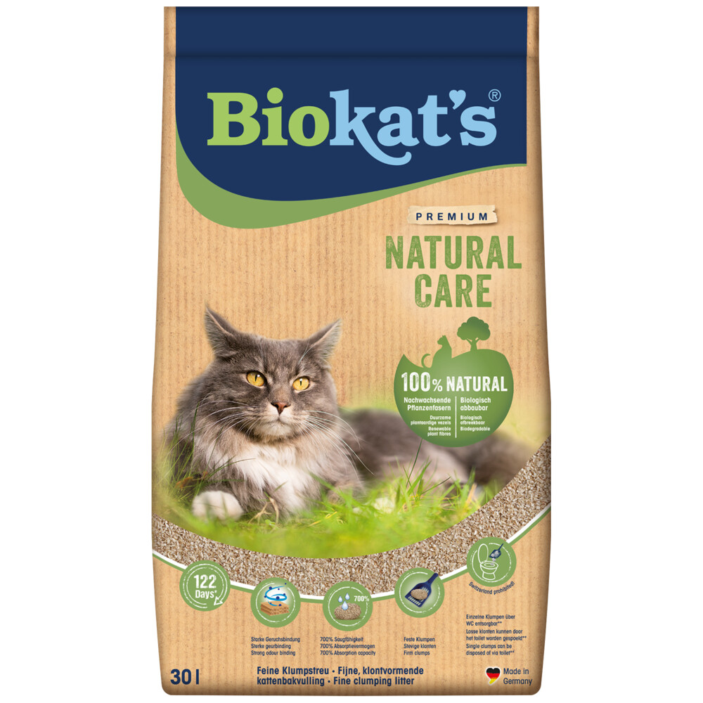 Biokat's Kattenbakvulling Natural Care 30 liter