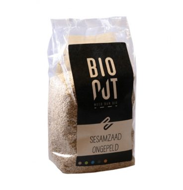 6x Bionut Biologisch Sesamzaad Ongepeld 500 gr