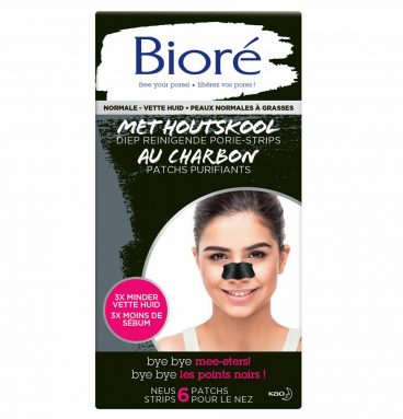 4x Bioré Houtskool Diep Reinigende Porie Strips 6 strips