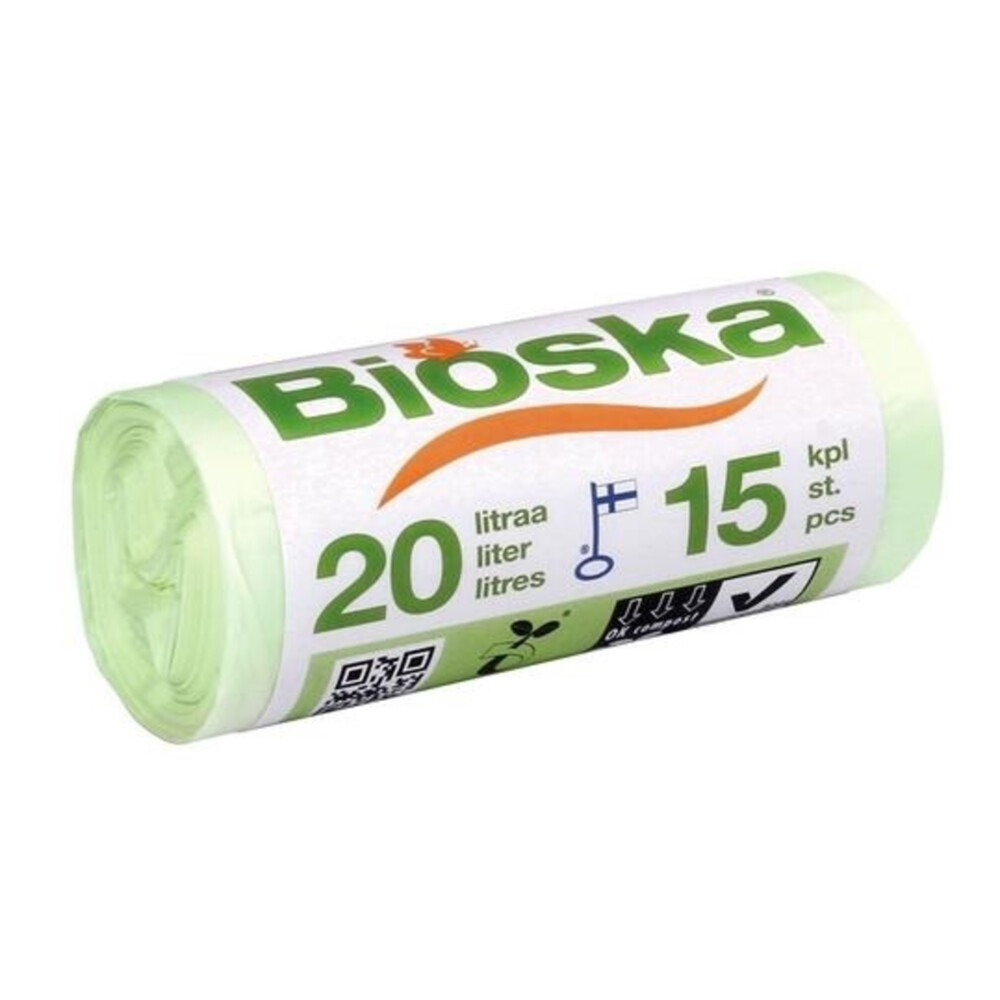 Bioska Afvalzakken 20 liter 15 stuks