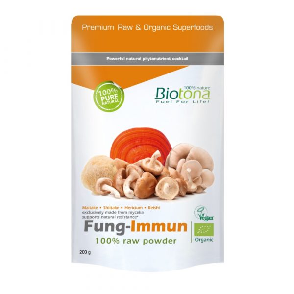 6x Biotona Fung-immun Raw Powder Biologisch 200 gr