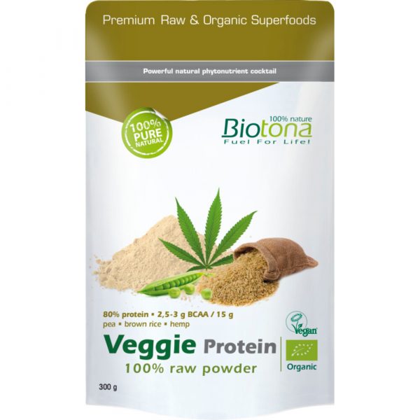 6x Biotona Veggie Protein Raw Bio 300 gr