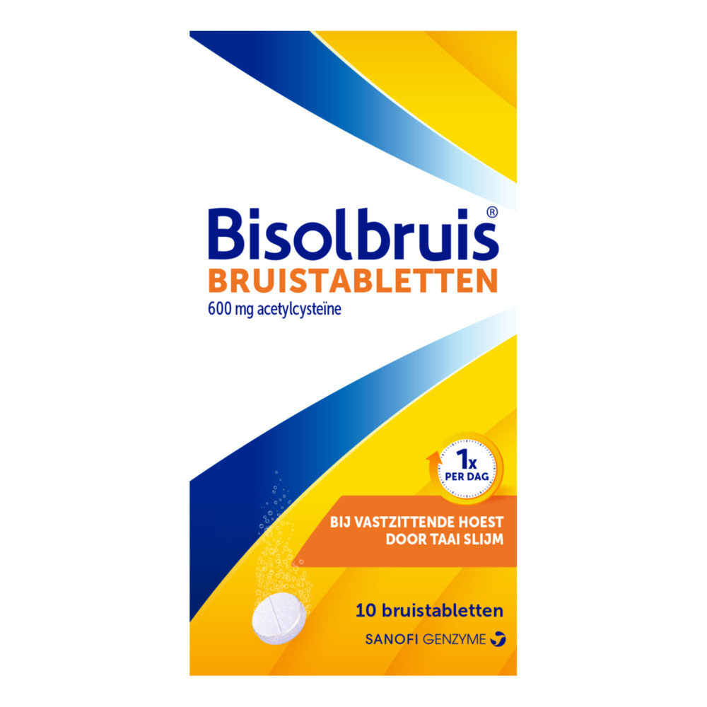 Bisolvon Bisolbruis 10 bruistabletten