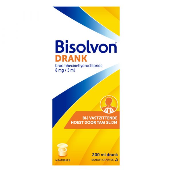 Bisolvon Drank bij Vastzittende Hoest 200 ml