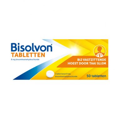 Bisolvon Tabletten bij Vastzittende Hoest 50 tabletten