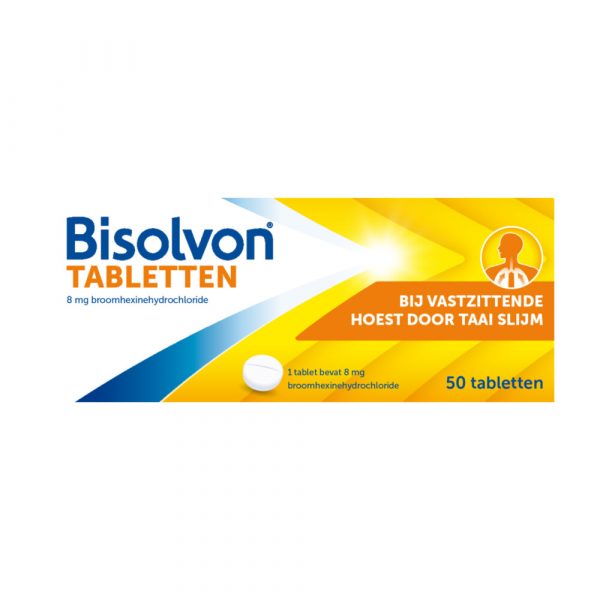 Bisolvon Tabletten bij Vastzittende Hoest 50 tabletten