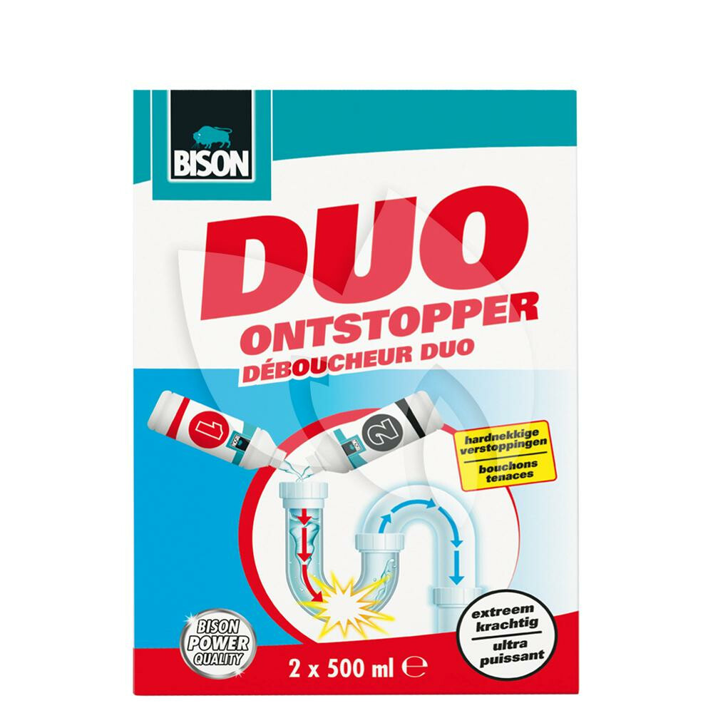 6x Bison Duo Ontstopper 2 x 500 ml