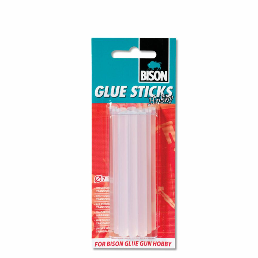 Bison Glue Sticks Hobby Transparant Lijm 12 stuks