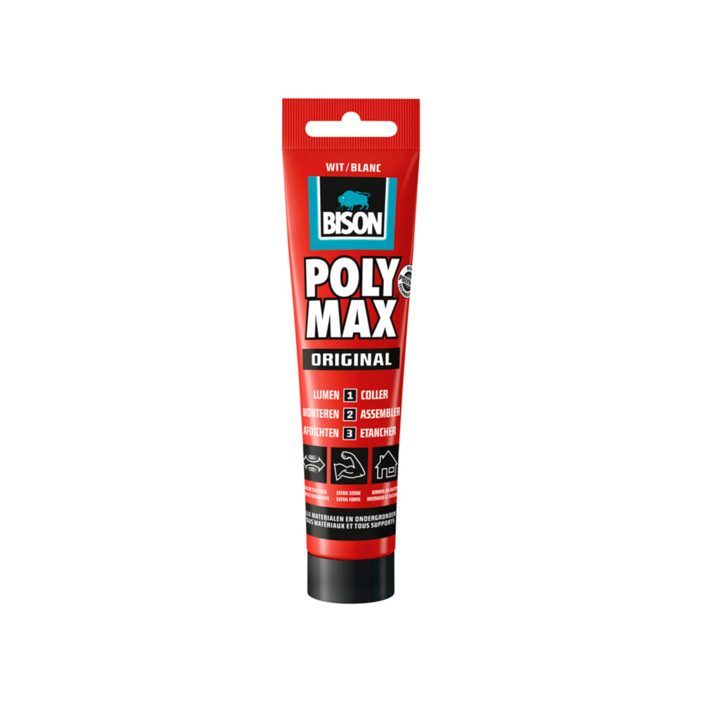 Bison Poly Max Original Wit 165gr