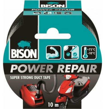 6x Bison Tape Power Repair Zwart 10 m