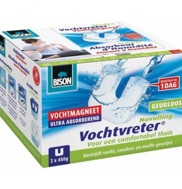 6x Bison Vochtvreter Ambiance Magneet Neutraal 2 x 450 gr