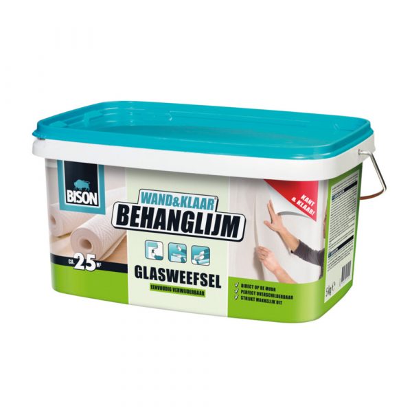 Bison Wand&Klaar Behanglijm Glasweefsel Emmer 5 kg