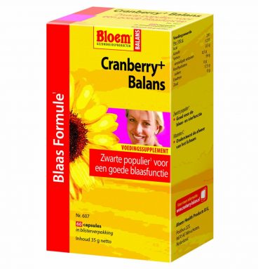 Bloem Cranberry + Balans 60 capsules