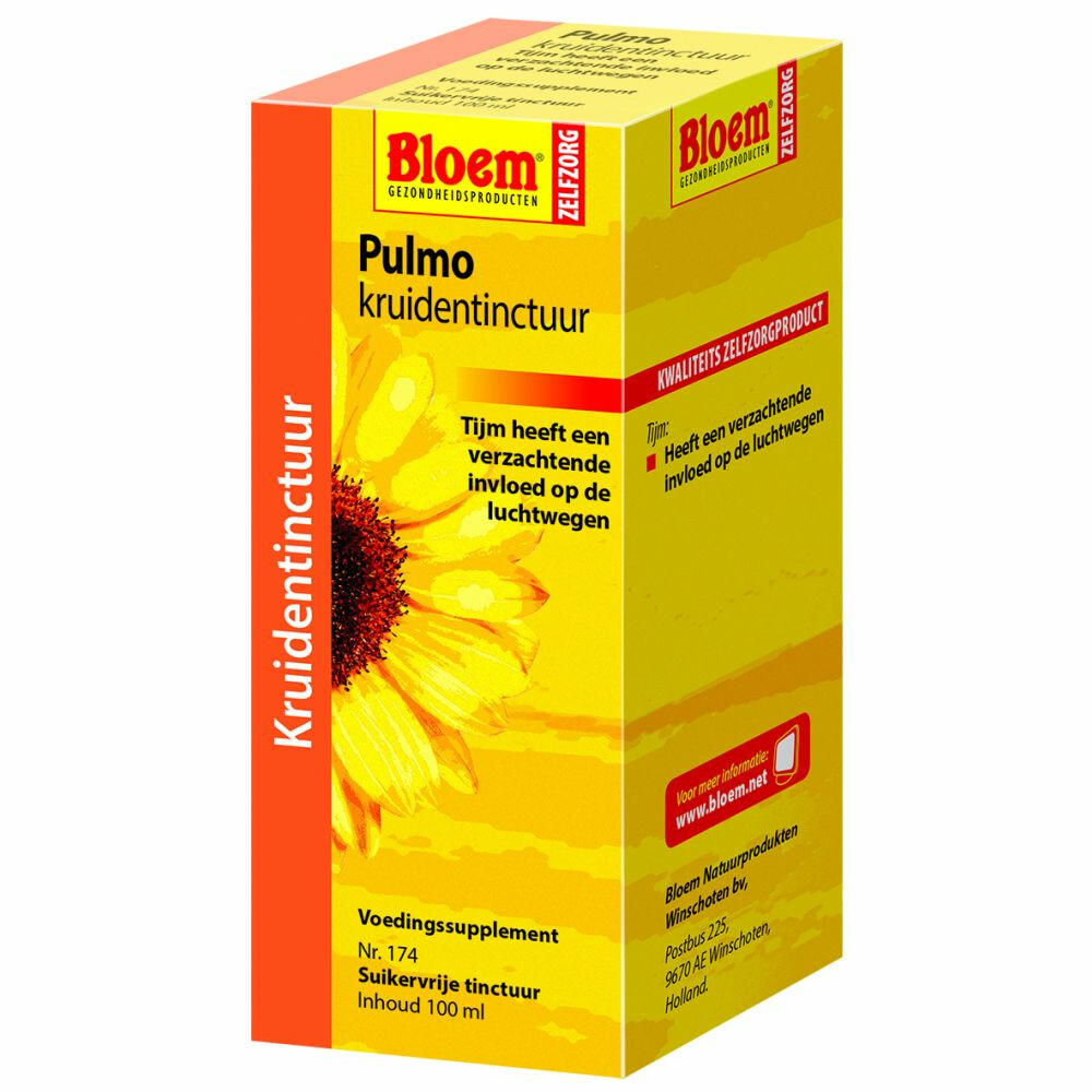 Bloem Kruidentinctuur Pulmo 100 ml