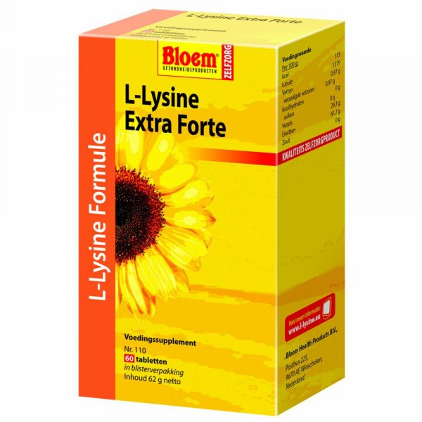 Bloem L-Lysine Extra Forte 60 tabletten