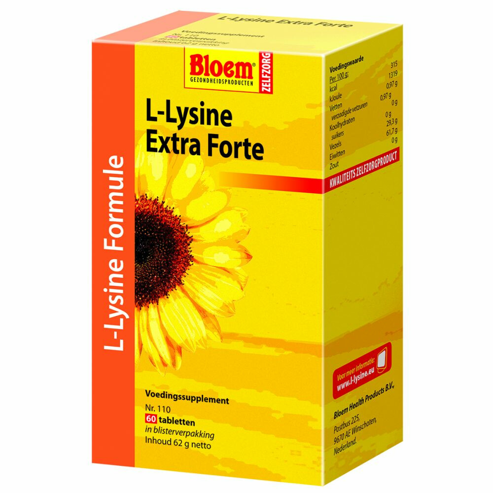 Bloem L-Lysine Extra Forte 60 tabletten