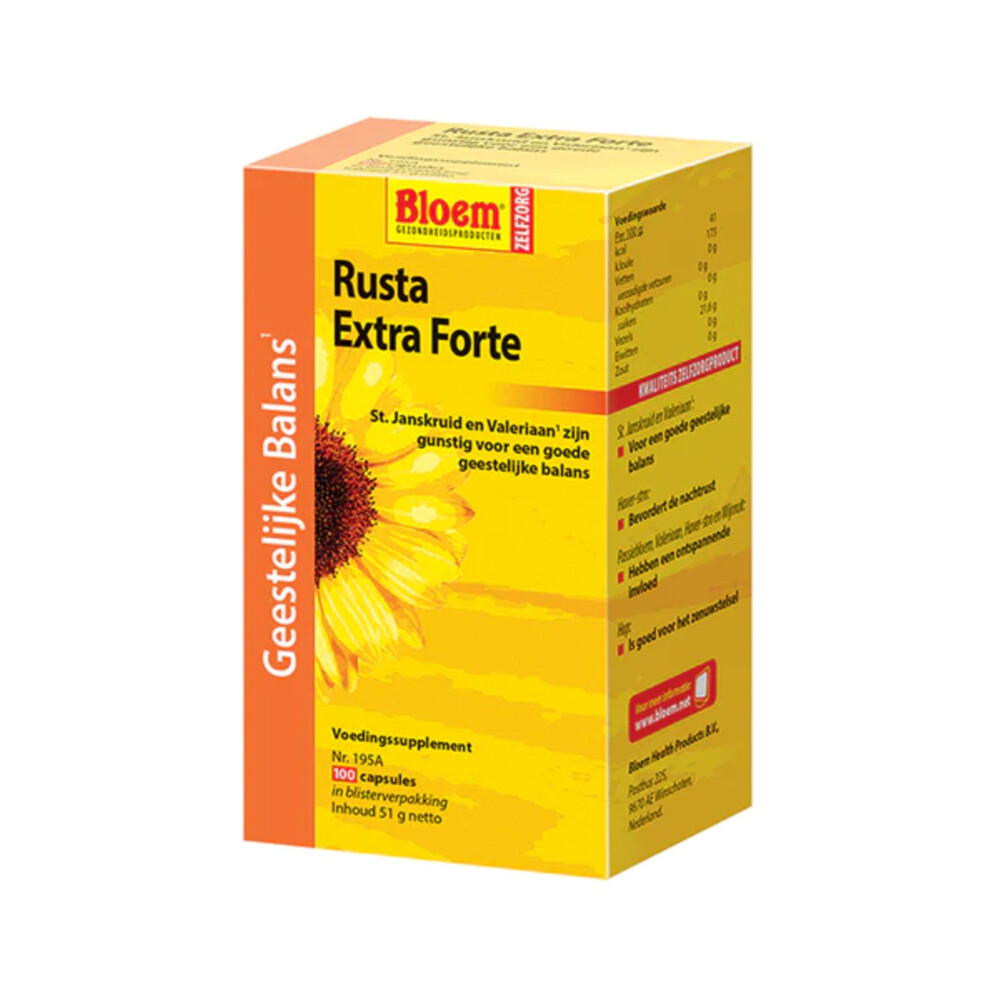 Bloem Ruval Extra Forte met St Janskruid 100 capsules