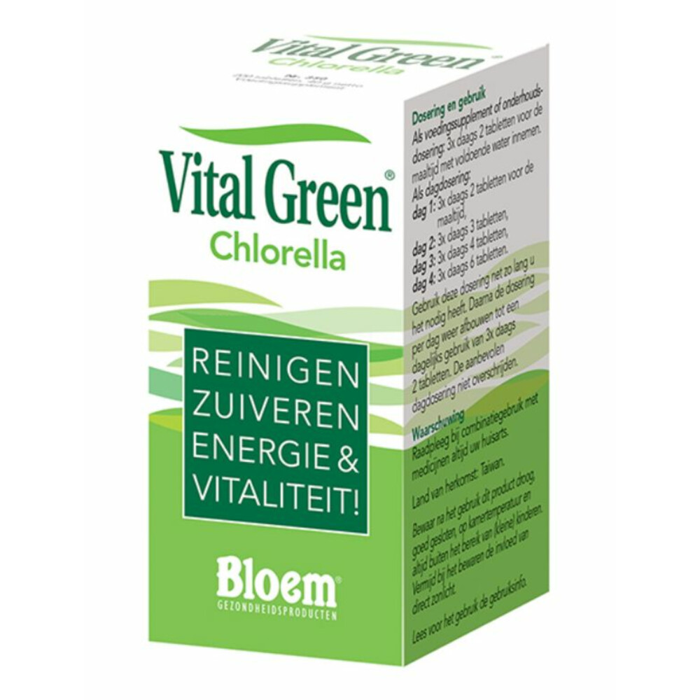 Bloem Vital Green Chlorella 200 tabletten