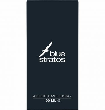 6x Blue Stratos Aftershave Spray 100 ml