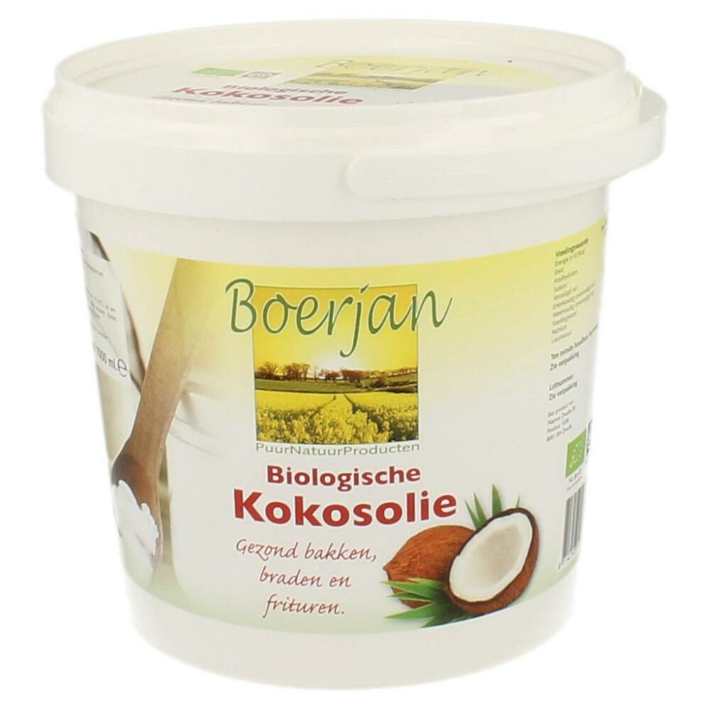 3x Boerjan Kokosolie Bio 1000 ml