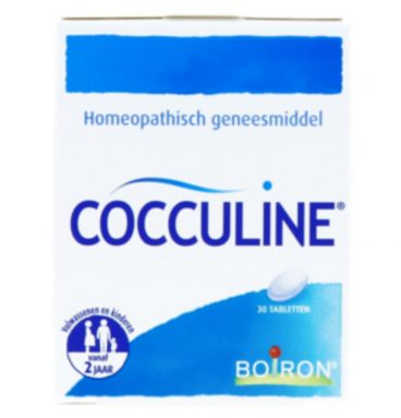 3x Boiron Cocculine 30 tabletten