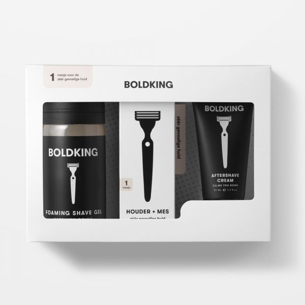 Boldking 3 in 1 Scheerset Zeer Gevoelige Huid