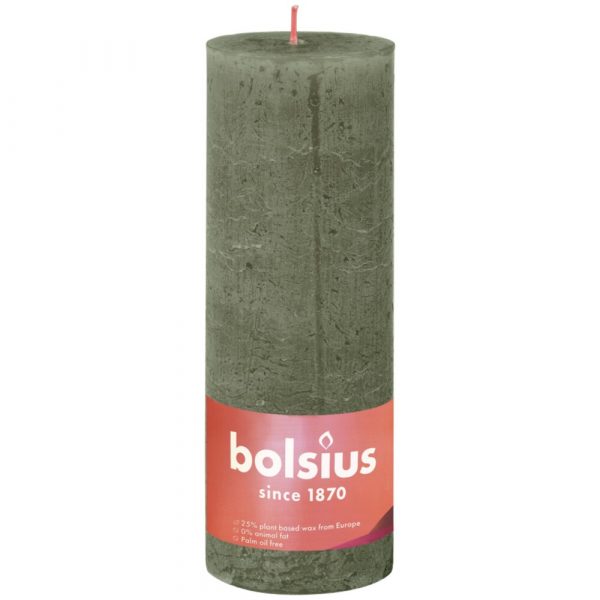 Bolsius Stompkaars Olive 19 cm