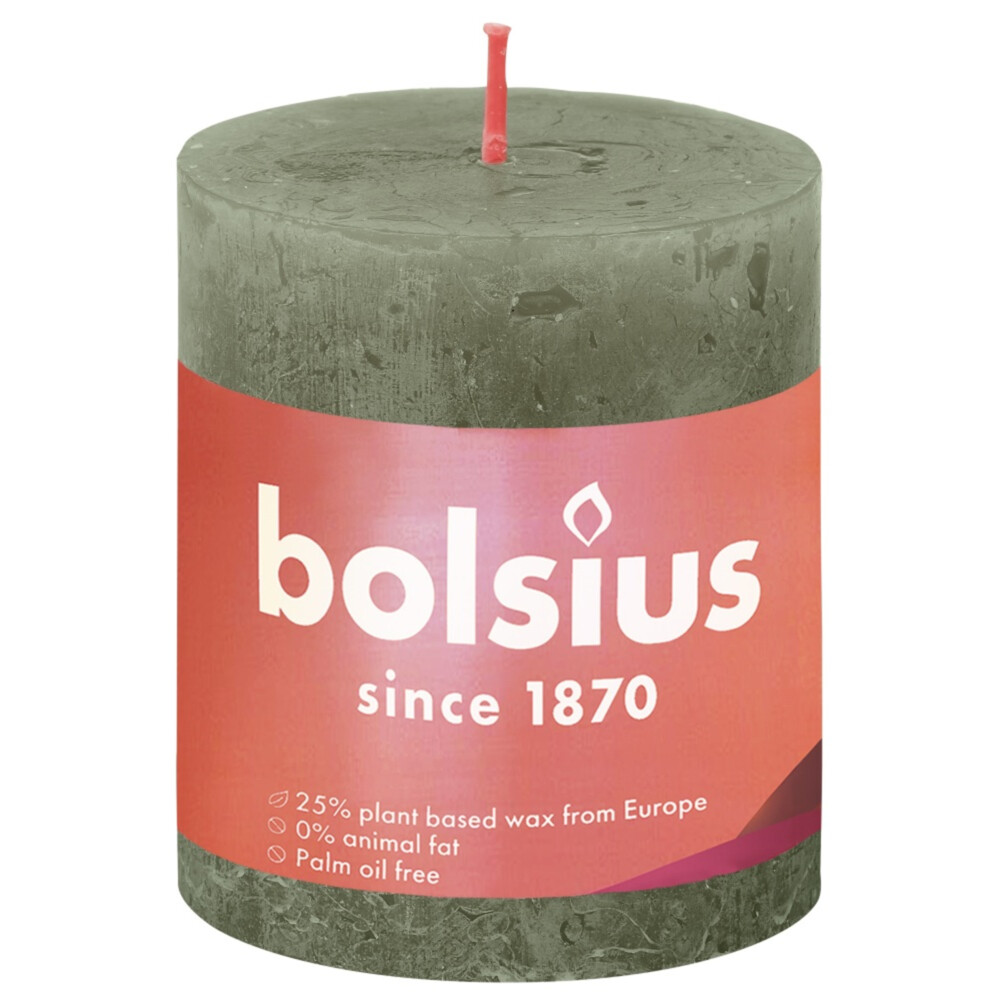 Bolsius Stompkaars Olive 8 cm