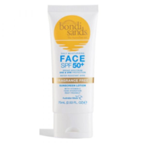 2x Bondi Sands Face Parfumvrij SPF50 Face Parfumvrij SPF 50 75 ml