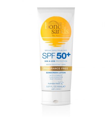 2x Bondi Sands Parfumvrij SPF 50+ 150 ml