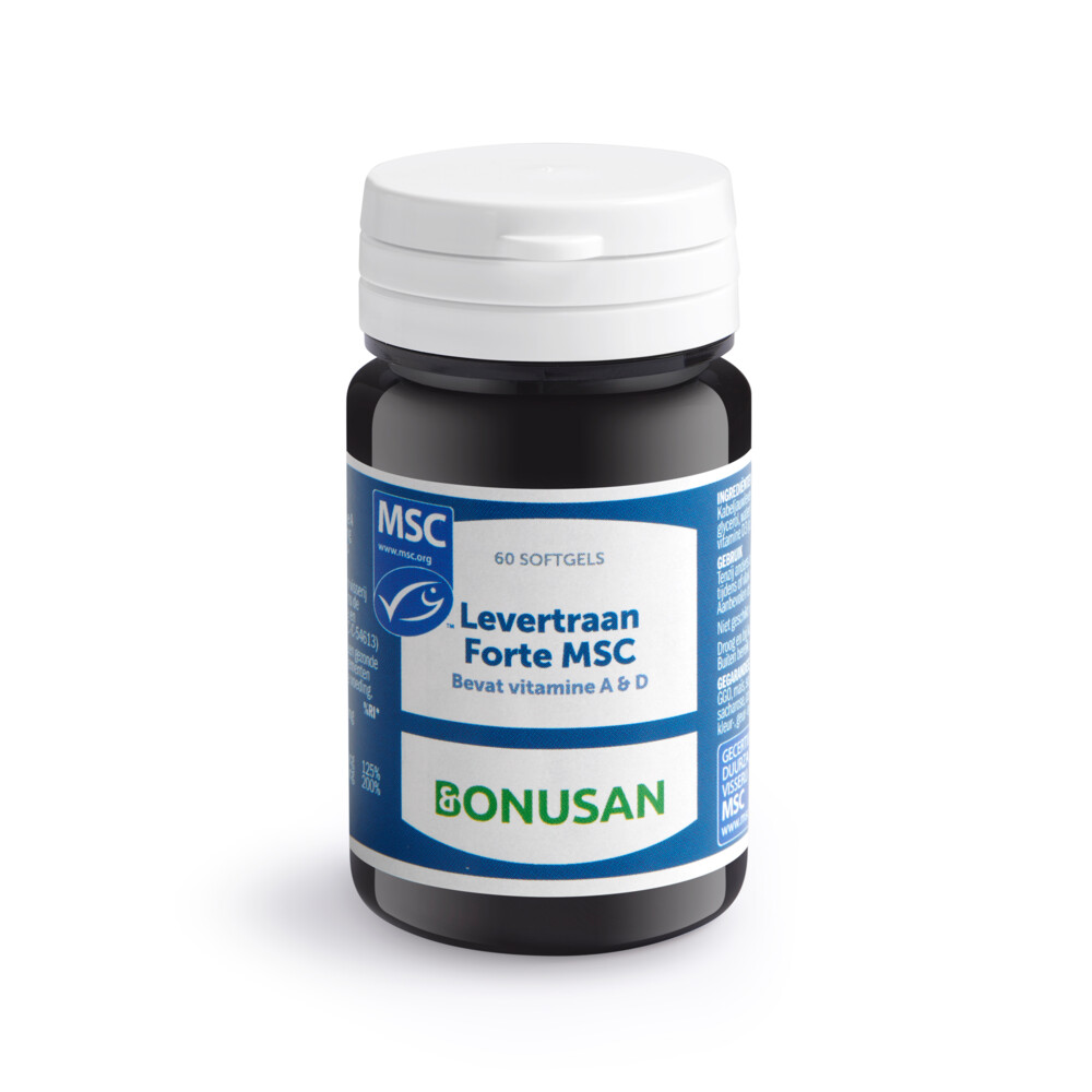 Bonusan Levertraan Forte MSC 60 softgels