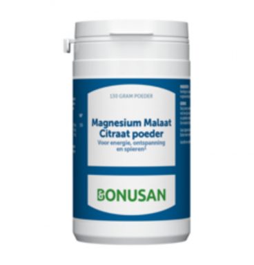 Bonusan Magnesium Malaat Citraat poeder 130 gram