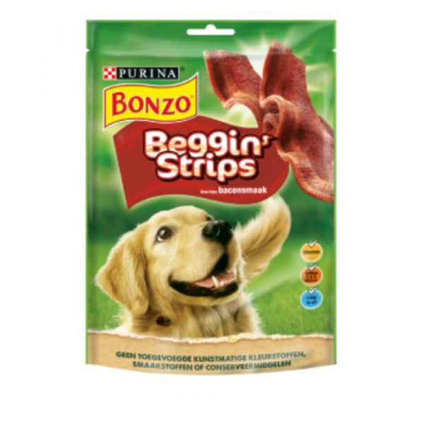 Bonzo Beggin Strips Bacon 120 gr