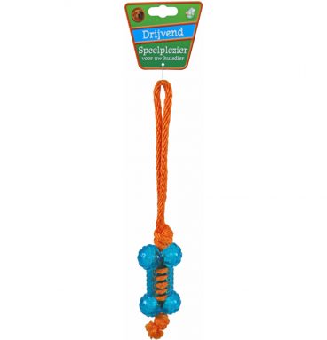 Boon Bot met Touw Blauw - Oranje 36 cm