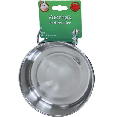 Boon Rvs Voerbak Met Houder Universeel 950 ml