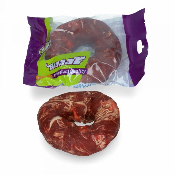 10x Braaaf Donut 10-12 cm Vlees - Vis 120 gr