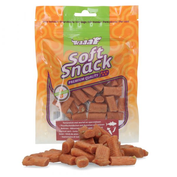 10x Braaaf Tonijn Sticks Wortel - Sperzieboon 85 gr