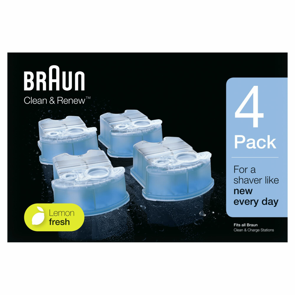 6x Braun Clean&Renew Navulling 4 stuks