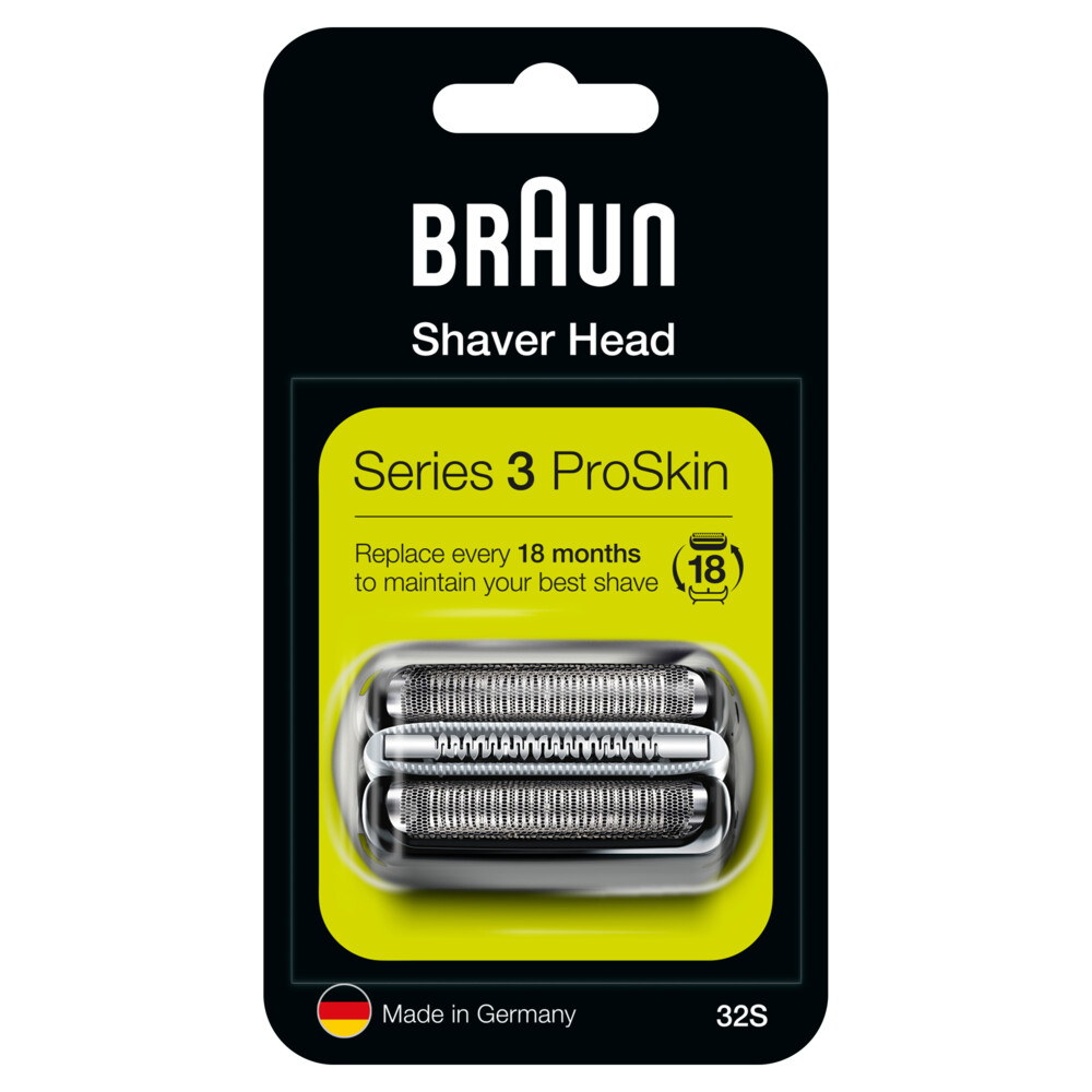 10x Braun Scheerkop 32S Series 3 Zilver