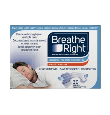 3x Breathe Right Neusstrips Gevoelige Huid 30 stuks