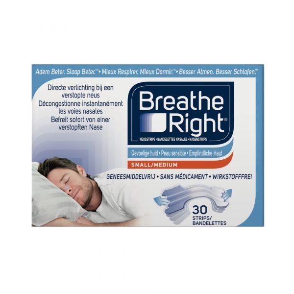 3x Breathe Right Neusstrips Gevoelige Huid 30 stuks