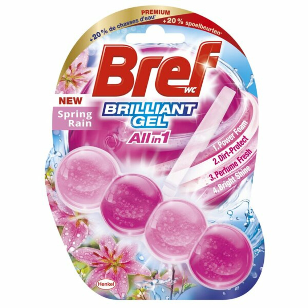 Bref Toiletblok Brilliant Gel Spring Rain